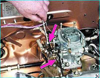 Снятие и установка карбюратора