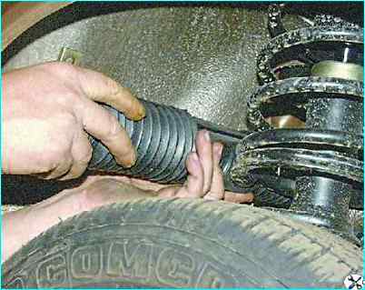 Снятие рулевого механизма