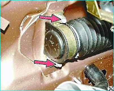 Снятие рулевого механизма