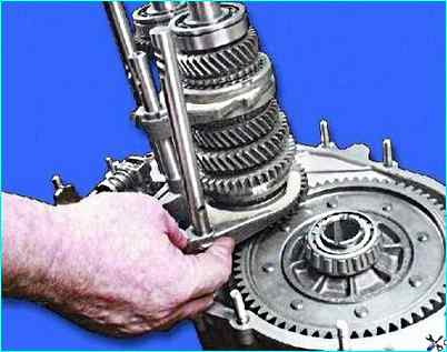 Сборка коробки передач ВАЗ-2109