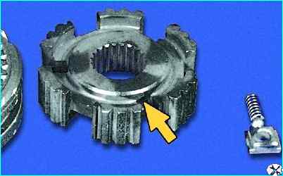 Сборка синхронизатора коробки передач