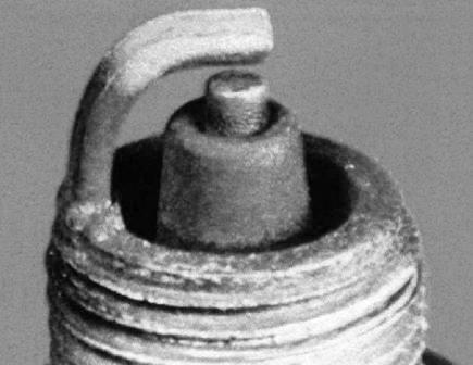 Отложения сажи на свече