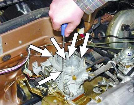 Регулировка уровня топлива в поплавковой камере карбюратора 2108