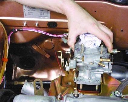 Демонтаж и монтаж карбюратора 2108 на двигатель