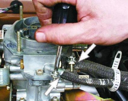 Демонтаж и монтаж карбюратора 2108 на двигатель