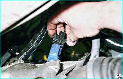 Снятие датчика скорости