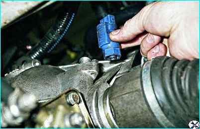 Снятие датчика скорости