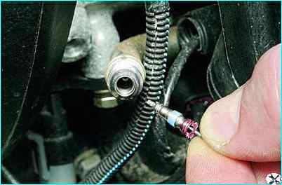 Замер давления в топливной системе