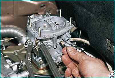 Снятие и проверка электромагнитного клапана