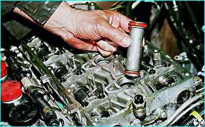 Замена толкателей клапанов двигателя