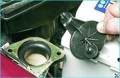 снятие корпуса воздушного фильтра