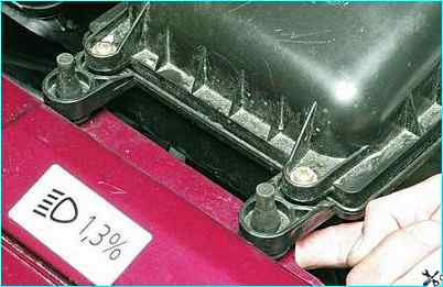 снятие корпуса воздушного фильтра