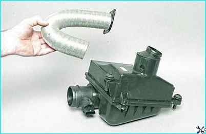 снятие корпуса воздушного фильтра