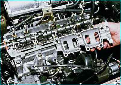 Снятие и установка распределительного вала