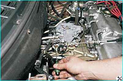 Регулировка системы холостого хода