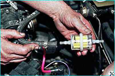 Замена топливного фильтра тонкой очистки