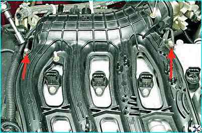 Замена прокладок впускной трубы