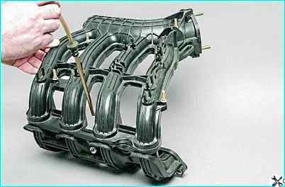 Замена прокладок впускной трубы