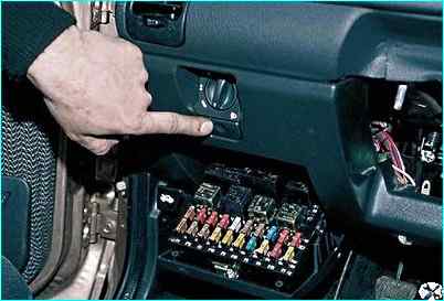 Снятие монтажного блока