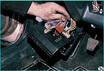 Снятие монтажного блока