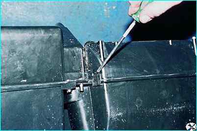 Снятие и разборка отопителя