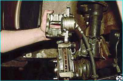 Снятие и установка тормозного механизма