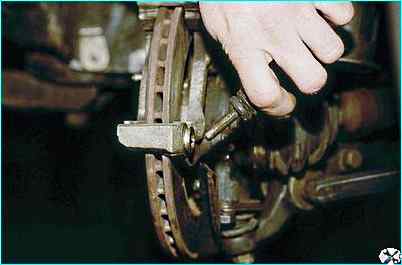 Снятие и установка тормозного механизма