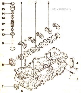 Головка цилиндров дизельный двигатель Опель Корса