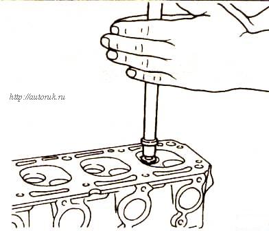 Притирка клапана