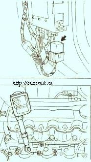 бензиновый двигатель снять реле