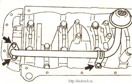 Рекомендуется снять сетку маслоприемника