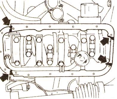 Промазать надрезы на контактных поверхностях