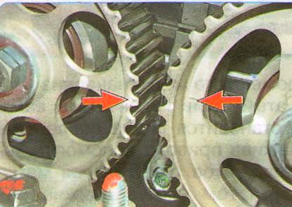 Установка поршня первого цилиндра в положение ВМТ такта сжатия Авео Шевролет