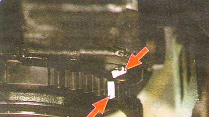 Установка поршня первого цилиндра в положение ВМТ такта сжатия Авео Шевролет