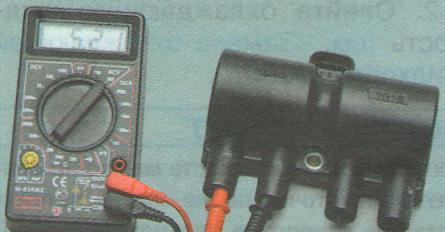 Измерение сопротивления вторичной обмотки катушки зажигания