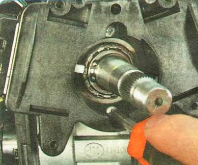 Выверните два винта крепления 