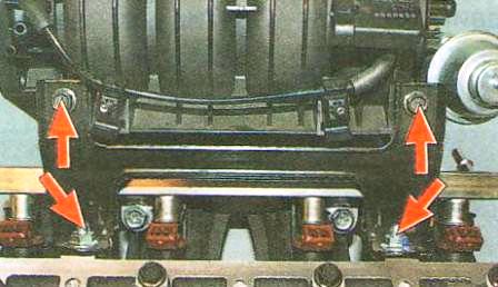 Снятие топливной рампы Шевролет Авео