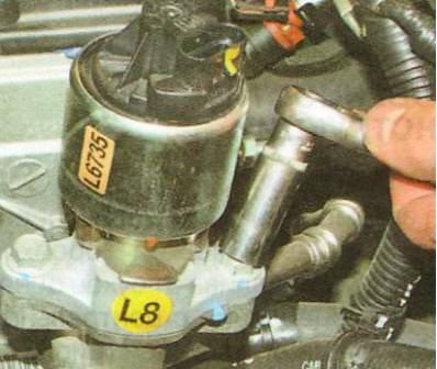 Система рециркуляции отработавших газов Авео Шевролет