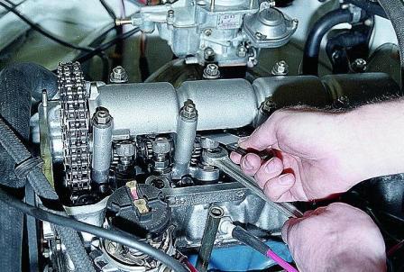 Регулировка зазоров клапанов ВАЗ-2107