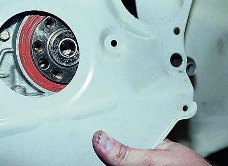 снимаем щиток