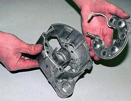 снимаем статор