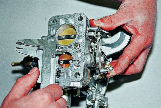 Регулировка заслонок карбюратора ВАЗ-2107