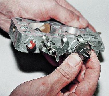 снимаем шайбу