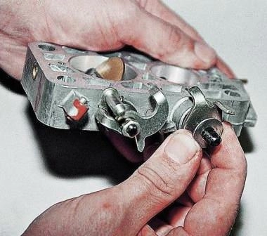 снимаем шайбу