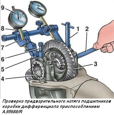 Регулировка редуктора ВАЗ-2107