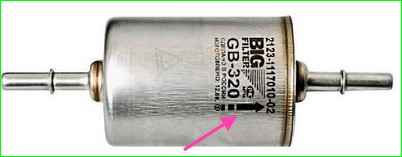 Отын сүзгісін ауыстыру Niva Chevrolet