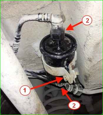 Отын сүзгісін ауыстыру Niva Chevrolet