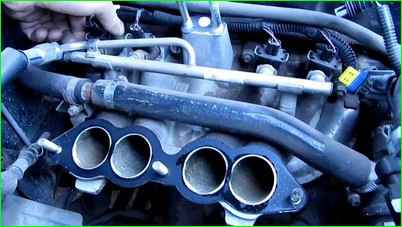 Промывка рампы и форсунок двигателя автомобиля Нива Шевроле