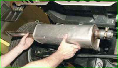 Негізгі глушительді алу