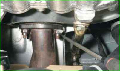 Шығарушы құбырды алу